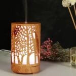 Umidificatore di Aroma Diffusore Oli Essenziali con Lampada per Casa Camera Ufficio