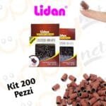200 CILINDRI ABRASIVI FRESA LIMA MANICURE NAIL GEL UNGHIE SCOVOLINI GRANA 60