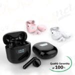 Cuffie Mir 4 bluetooth 5.0 wireless senza fili auricolari display android ios