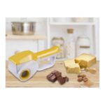 Grattugia elettrica gratta formaggio formaggiera 3 rulli ricaricabile senza fili - immagine 3