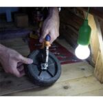 LAMPADINA LED PORTATILE COME HANDY LUX COLORS VISTA IN TV LAMPADA PESCA COLORATA - immagine 5