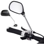 Specchietto bici specchio retrovisore per bicicletta unisex attacco sinistro