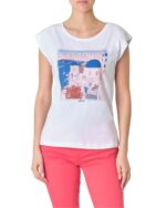 T-shirt con stampa città Liu-Jo