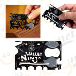 Wallet Ninja Multiuso Chiave Inglese 18 Utensili Attrezzo Multiuso APRIBOTTIGLIE
