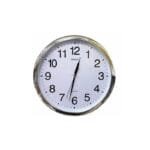 Orologio Da Parete Tondo con cromatura Quarzo Muro 30 cm di Diametro Breaker 231