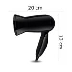 ASCIUGACAPELLI PHON FONO 1200W PIEGHEVOLE PORTATILE DA VIAGGIO PALESTRA CAPELLI - immagine 5