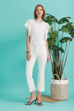 Maglia Take Two Lyocell manica sangallo