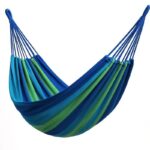 AMACA RINFORZATA DA CAMPEGGIO RESISTENTE FINO 200KG ANTI STRAPPO RIGHE 210X80CM - immagine 2