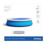 Piscina Bestway Fast Set 57273 366x76 cm Giardino Fuori terra + Kit riparazione - immagine 5