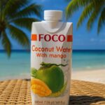 12 Pezzi Bevanda Acqua di Cocco con succo di Mango Drink 100% Naturale 500ml - immagine 4