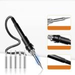 Stazione saldante di saldatura kit saldatore a stagno professionale 80W 480° - immagine 4