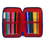 Astuccio Avengers Marvel completo 3 zip scuola elementare pennarelli Giotto - immagine 4