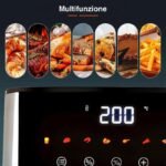 Friggitrice ad Aria professionale Digitale 8 programmi compatta 1400W 4,7 LT - immagine 4