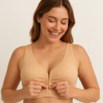 Reggiseno apertura davanti frontale a ferretto post operatorio coppe estraibili - immagine 5