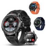 LiPRO Smartwatch 1.52" AMOLED Orologio Digitale Uomo Bluetooth iOS Android ITA