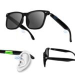 OCCHIALI DA SOLE SMART GREEN LYCA 70115 WIRELESS BLUETOOTH AURICOLARI MICROFONO