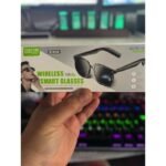 OCCHIALI DA SOLE SMART GREEN LYCA 70115 WIRELESS BLUETOOTH AURICOLARI MICROFONO - immagine 3