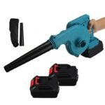 Soffiatore Aspiratore a Batteria 2200W 2 in 1 senza fili giardino prato foglie