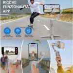 Stabilizzatore a 3 Assi M1 Gimbal Smartphone bluetooth video con Tracciamento - immagine 5