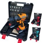 TRAPANO AVVITATORE A PERCUSSIONE WYLBi COLOR PERFORATORE 2 BATTERIE LITIO 700W