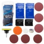 KIT RIPARAZIONE RINNOVA FARI FANALI ELIMINA INGIALLIMENTO AUTO MOTO - immagine 2