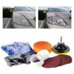 KIT RIPARAZIONE RINNOVA FARI FANALI ELIMINA INGIALLIMENTO AUTO MOTO