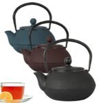 Teiera in ghisa stile giapponese filtro tisaniera infusore te tisana the 800 ml