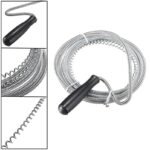 Stura Lavandino Spirale Sonda Molla Pulizia Tubi Acciaio Sturalavandini 3mt 5mt - immagine 3
