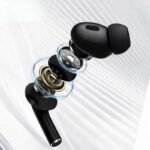 Cuffie Auricolari Display bluetooth controllo Touch wireless BT 5.4 iOS Nere - immagine 3