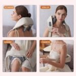 Massaggiatore Shoud 5D shiatsu cervicale collo gambe glutei schiena ricaricabile - immagine 2