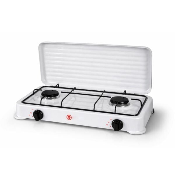 Fornello a Gas da Campeggio Portatile 2 Fuochi