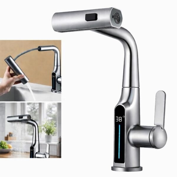 Rubinetto Miscelatore display con temperatura