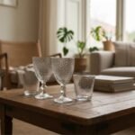 Set 12 bicchieri calici 6+6 vetro trasparente vino casa ristorante hotel 300 ml - immagine 7