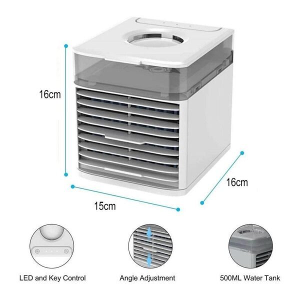ventilatore umidificatore 500ml