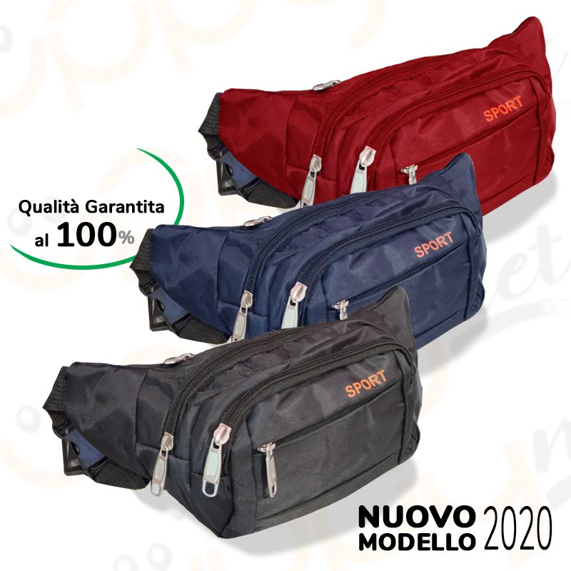 Marsupio Borsello Uomo Donna Multiuso Trekking