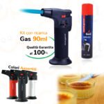 Kit Caramellizzatore caramellare Piezo Accendino