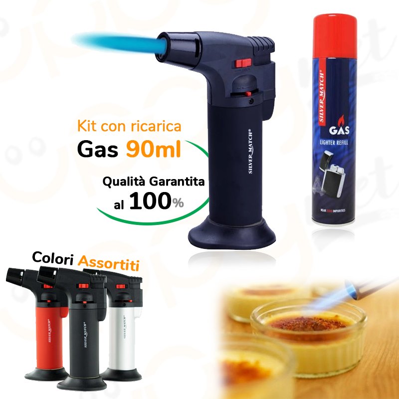 Kit Caramellizzatore caramellare Piezo Accendino