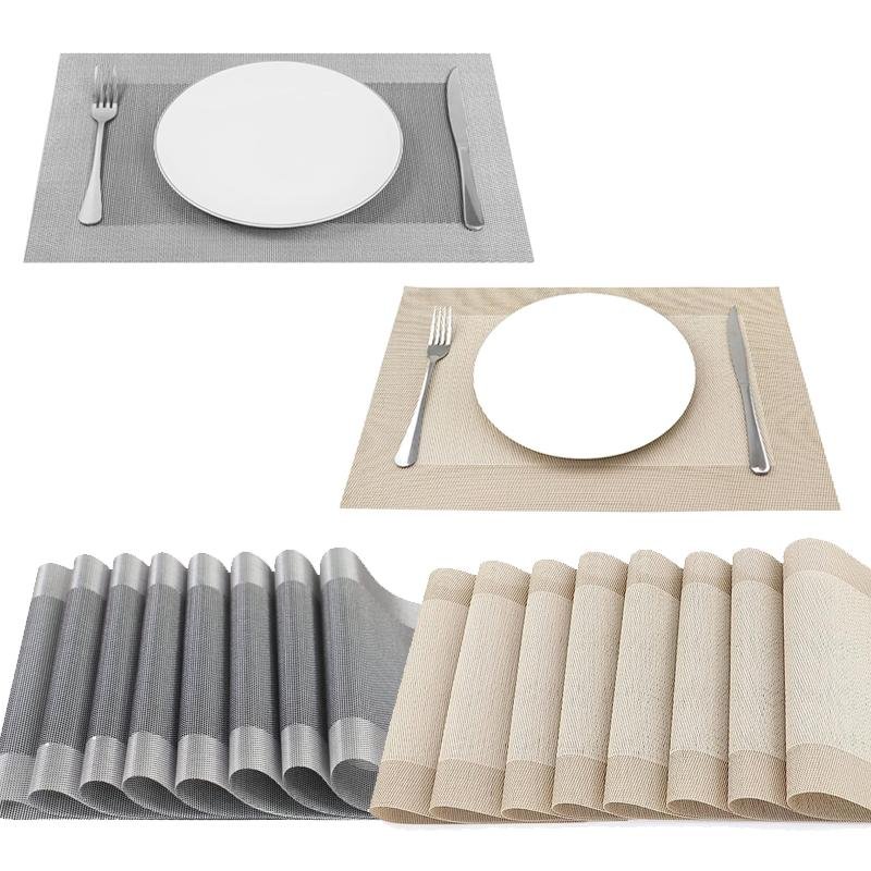 tovagliette americane pvc grigio beige