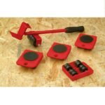 Kit sposta mobili trasloco casa piedini ruote solleva mobile piastra 150 kg - immagine 2