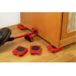 Kit sposta mobili trasloco casa piedini ruote solleva mobile piastra 150 kg - immagine 4