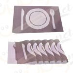 Set 6 Pezzi tovaglietta con Disegno