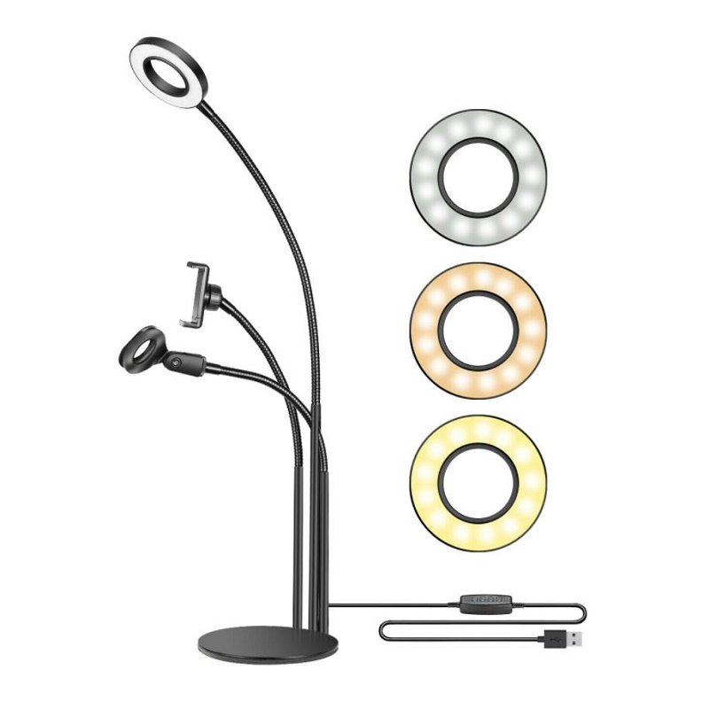 Lampada tonda led anello luminoso set
