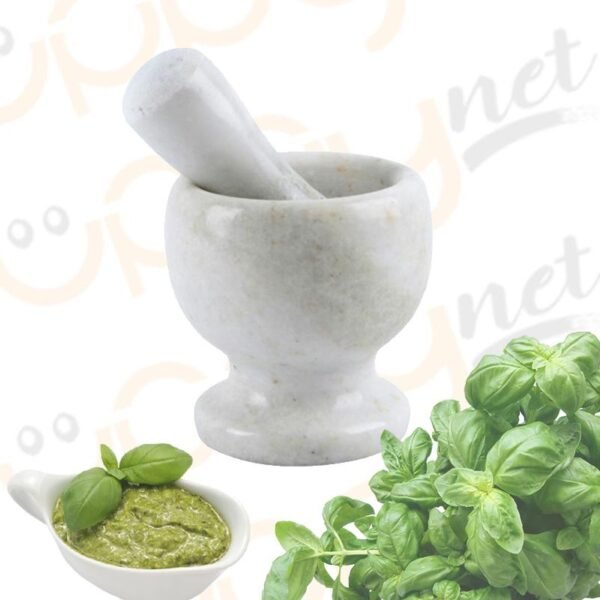 mortaio marmo 10 cm