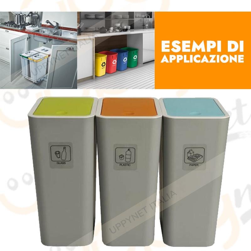 Set Pattumiera Trio