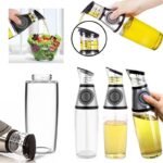 Dosatore Olio Aceto Dispenser Tappo Salvagoccia Oliera Vetro Cucinare Casa - immagine 2