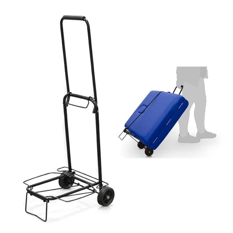 carrello porta valigie in metallo