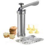 Macchina Pistola Per Biscotti Alluminio Siringa Dolci Formine Sparabiscotti 25 - immagine 2