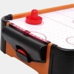 Air hockey da tavolo mini legno ad aria con ventola gioco bambino giochi bambini - immagine 3