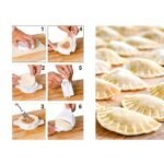 STAMPO STAMPI FORMA FORME CALZONI PANZEROTTI RAVIOLI PASTA RIPIENA 3 PZ + 1 MAXI - immagine 2