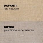 Set 6 Pezzi tovaglietta tovagliette americane shabby country iuta juta pizzo - immagine 3